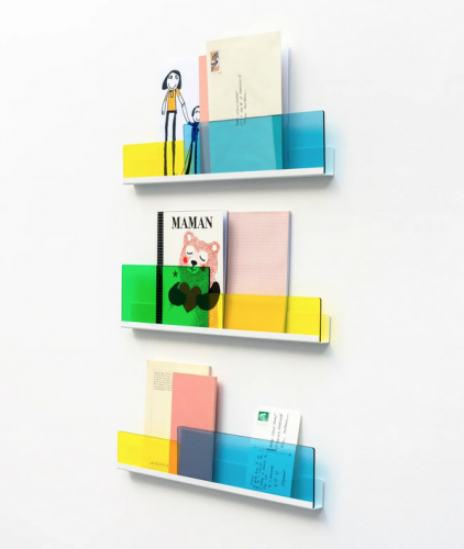 Preview: Bilderleiste Blette - Acryl Deko-Regal für Bilder, Zeichnungen, Bücher