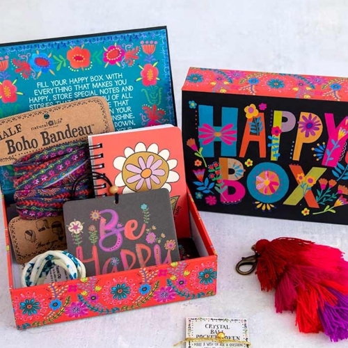 Geschenkbox Happy Box Aufbewahrung Erinnerungen