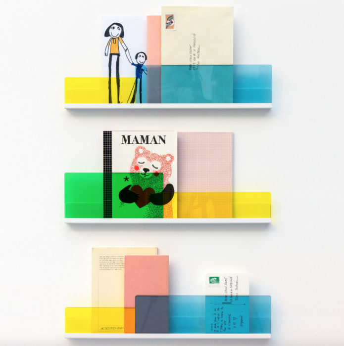 Bilderleiste Blette - Acryl Deko-Regal für Bilder, Zeichnungen, Bücher